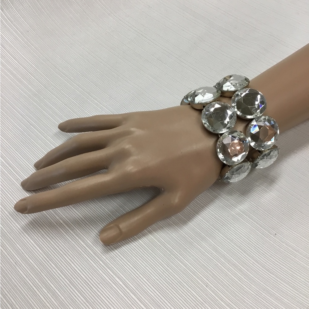 New Lovely Silver Stretch Bracelet